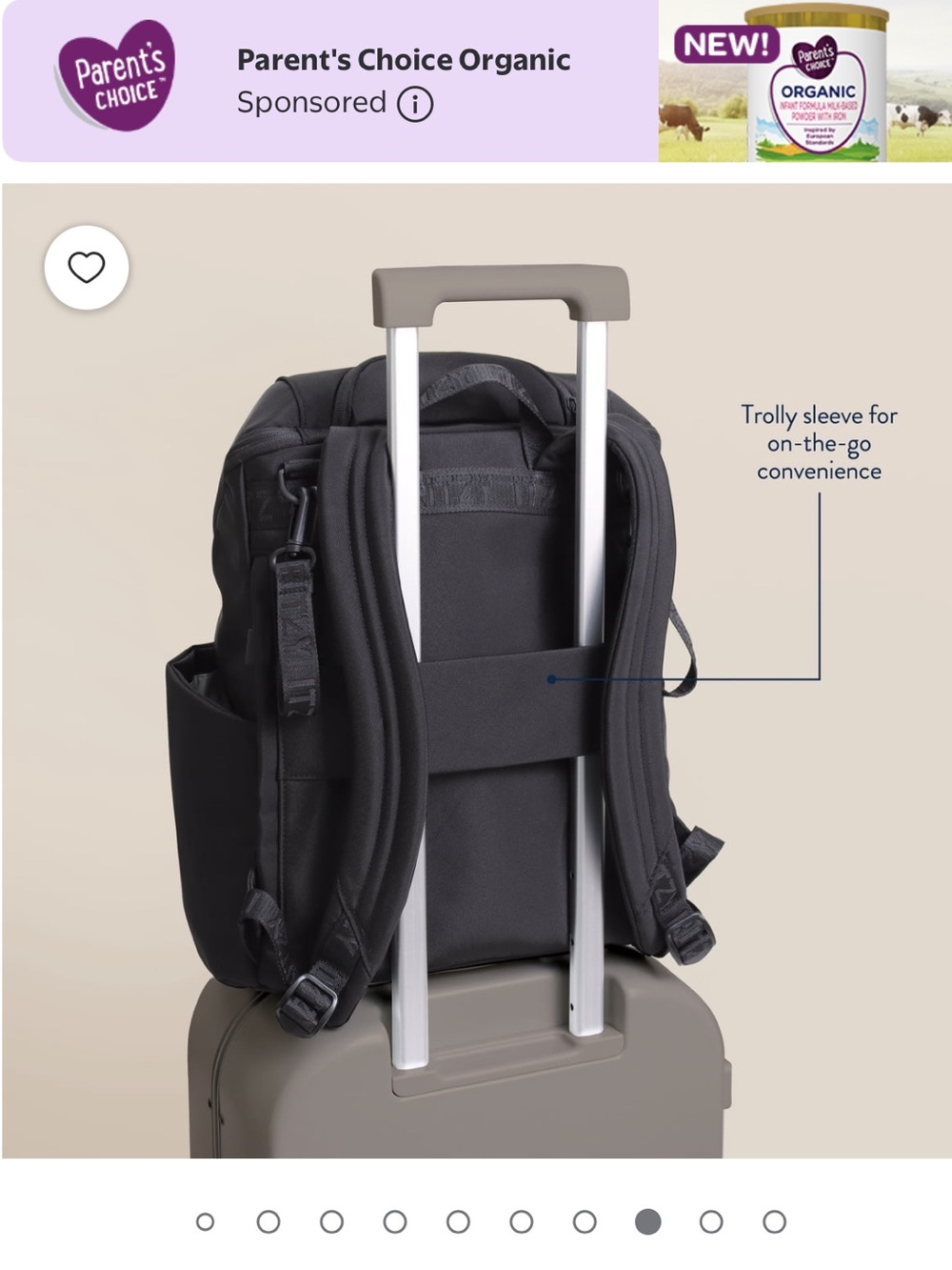 Itzy Ritzy Belong Bucket Backpack Diaper Bag in Black NWT - Picture 4 of 7